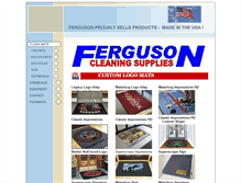 Tablet Screenshot of fergusoncleaningsupplies.com